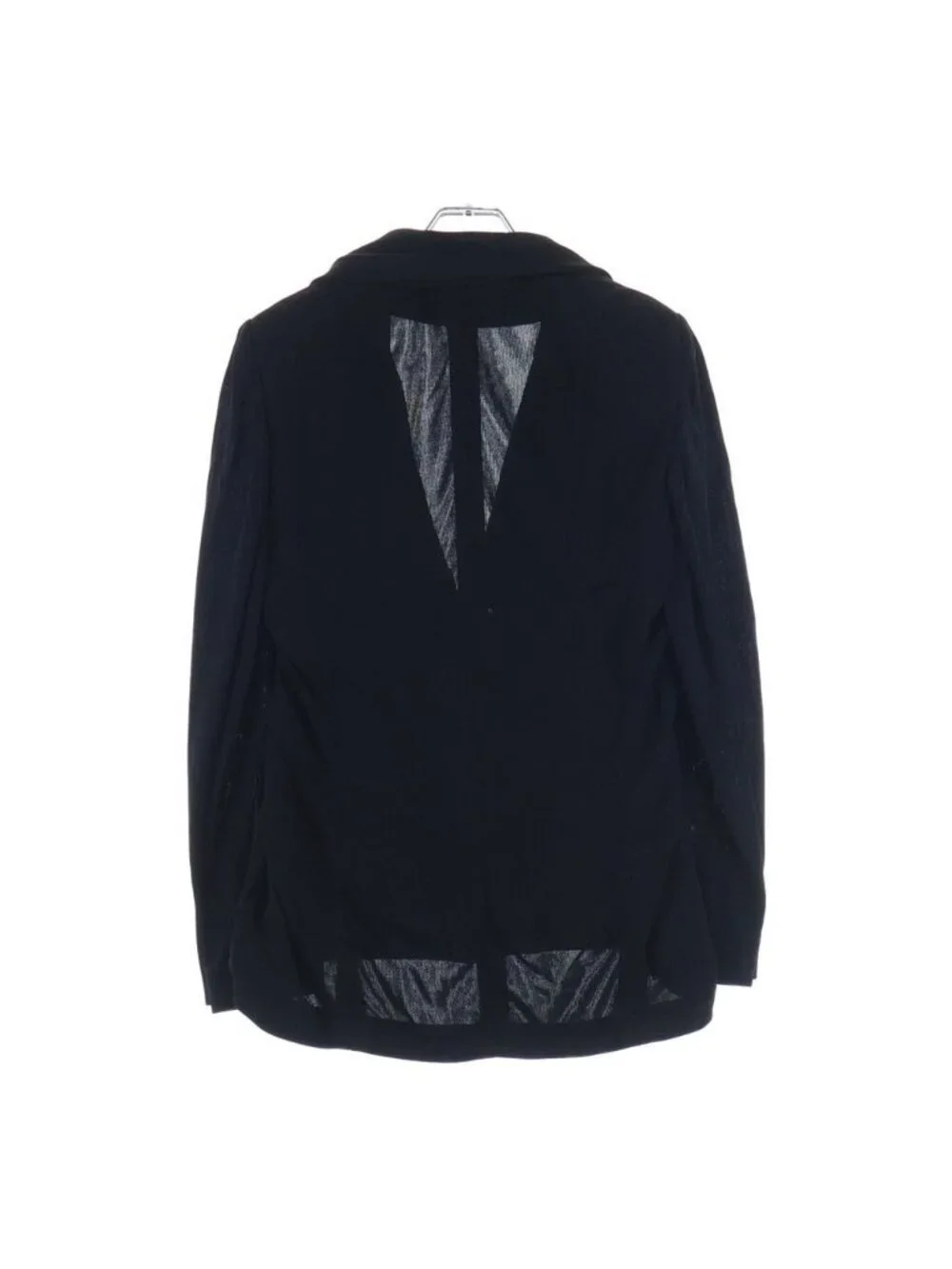Chanel Boutique Vintage Jacket CC Logo Button Chain Black